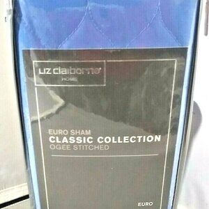 Liz Claiborne Euro Sham Classic Collection Over Stitched 1 Sham